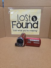 JVC Everio GZ-MS230RU Video Camera Red No Charger SOLD AS IS UNTESTED SEE PICS