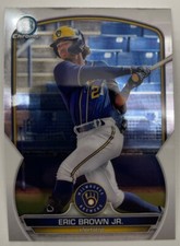2023 BOWMAN CHROME PROSPECT MILWAUKEE BREWERS ERIC BROWN JR #BCP-41
