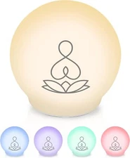 Syrinx Guided Meditation Light – Meditation Aid with Rhythmic Glow for Focus, 