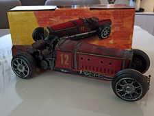 RENNWAGEN AUS BLECH RETRO  CA: 42 cm MIT OVP