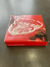 Waltherglas Glass Angel Candy Dish. Unused. Approx. 7in.