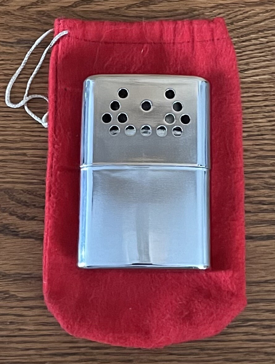 Vintage Orbex Jon-E Self Starting Hand Warmer Made in USA W Bag Refillable