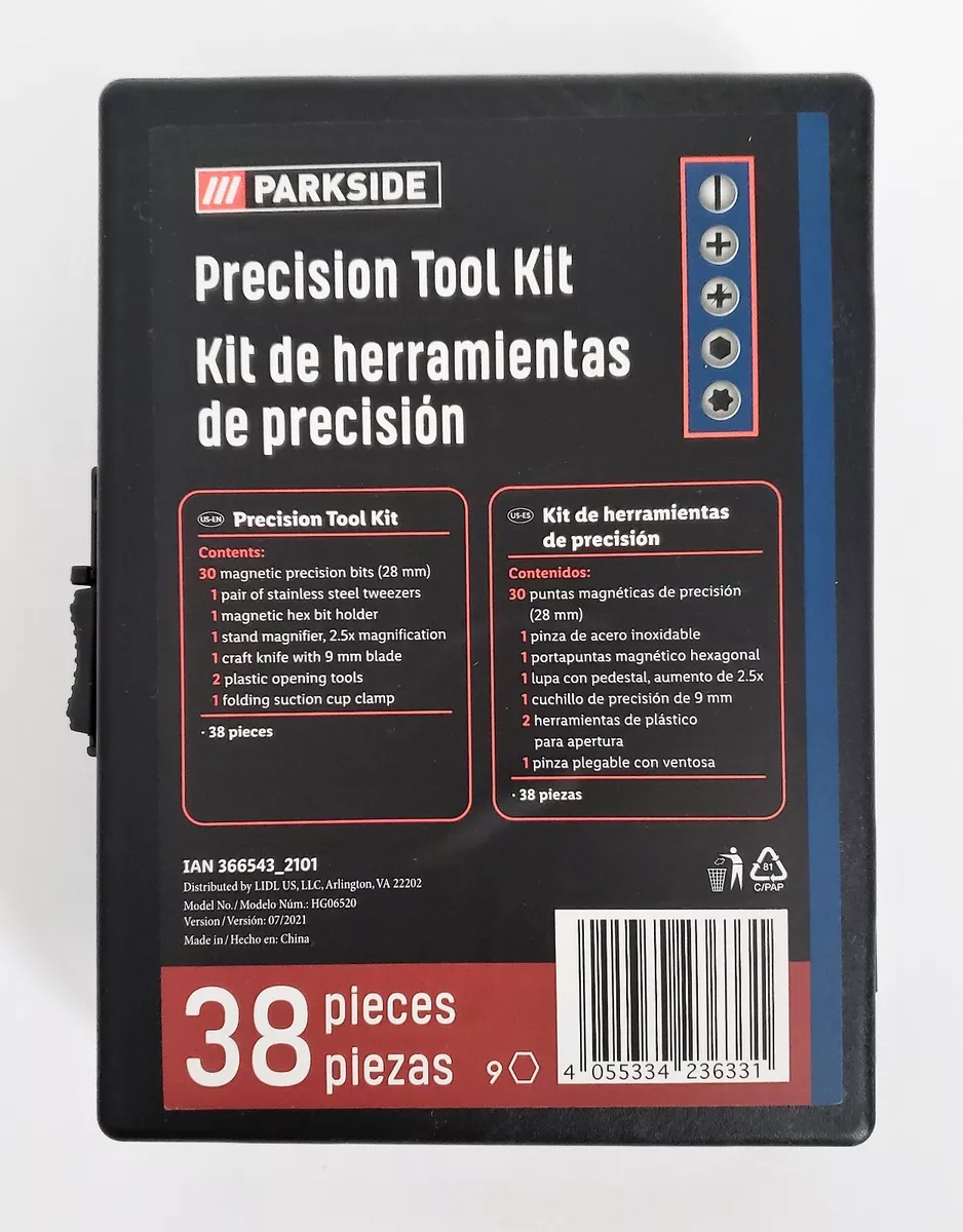 Parkside Precision Tool Kit 38 Piece Set | eBay