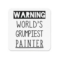 Warnung World's Grumpiest Maler KüHlschrankmagnet Toll Best Dekorateur Lustig