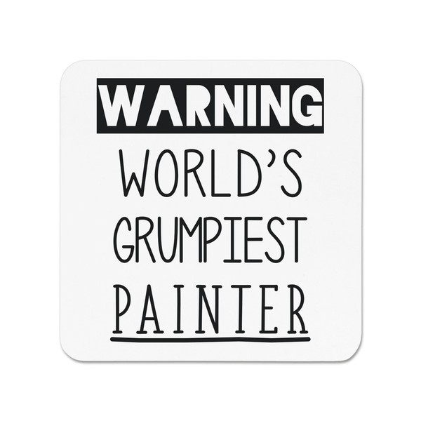 Warnung World's Grumpiest Maler KüHlschrankmagnet Toll Best Dekorateur Lustig-image