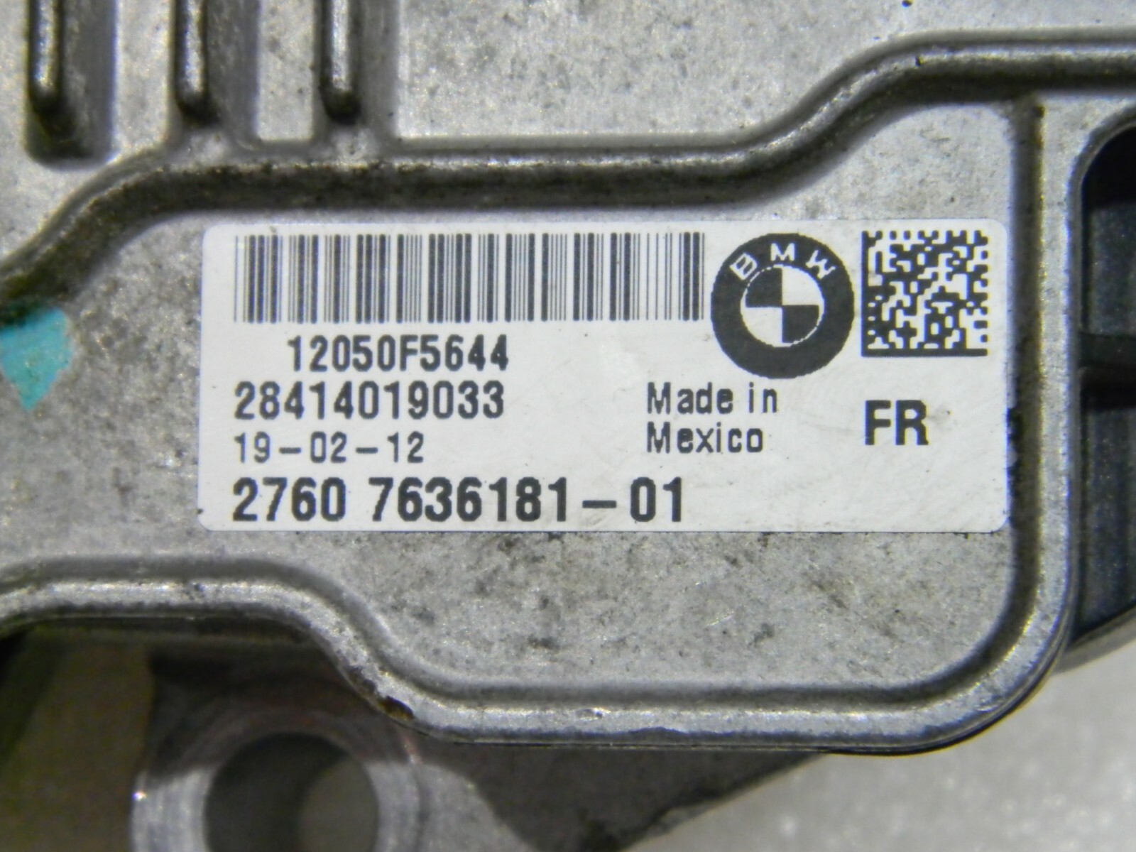 2666 BMW 2019 Transfer Case-control Module ACTUATOR 27607636181  