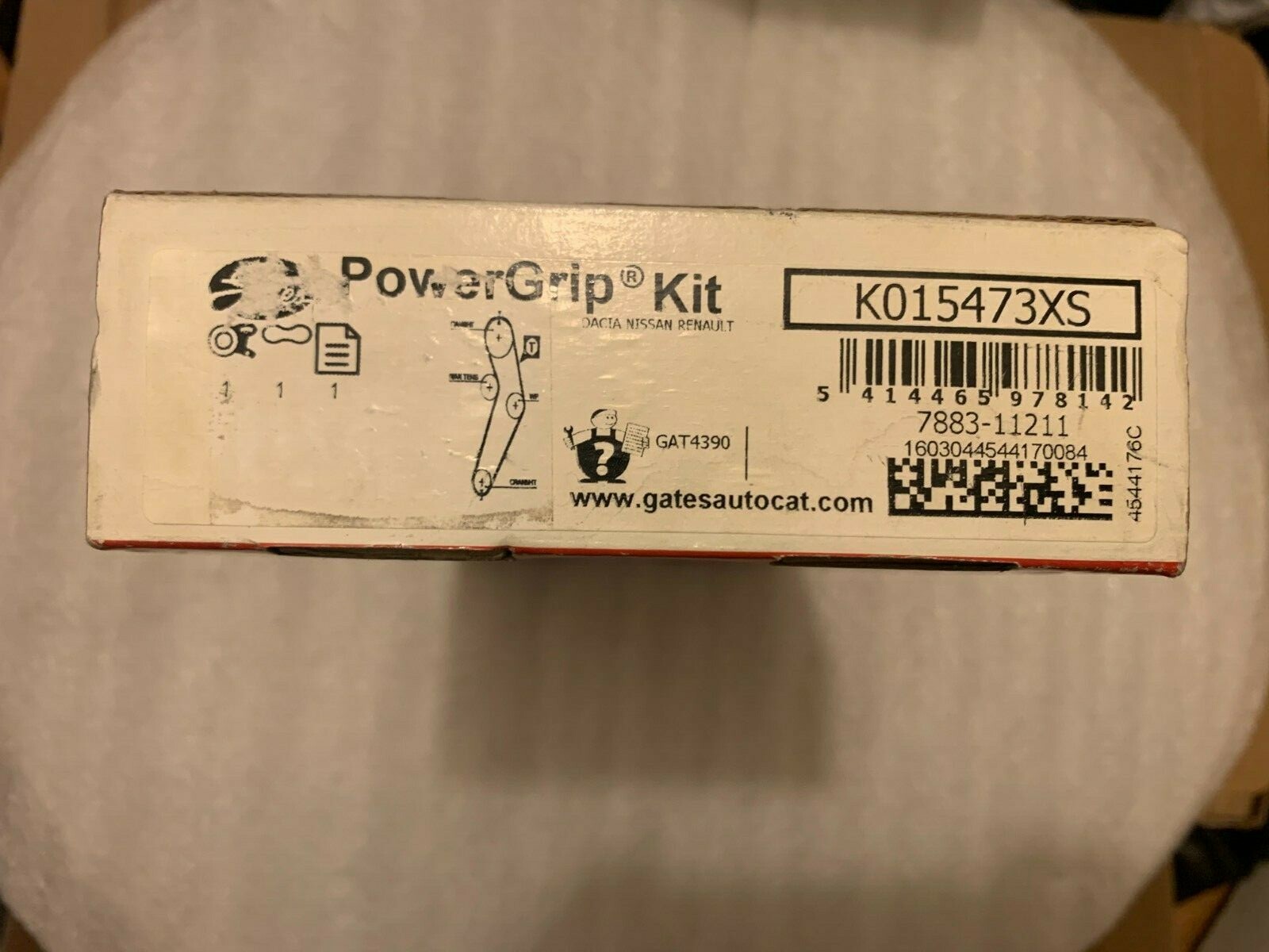 Kit de distribution GATES K015473XS pour moteurs Dacia et Renault Clio 1.4 et 1.6