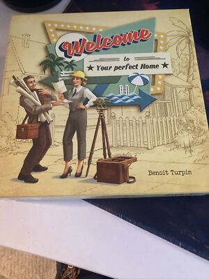 NEW Welcome To Your Perfect Home Board Game Blue Cocker Deep Water Architect