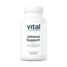 Adrenal Health Support Supplements with Ashwagandha 120 Count Non GMO