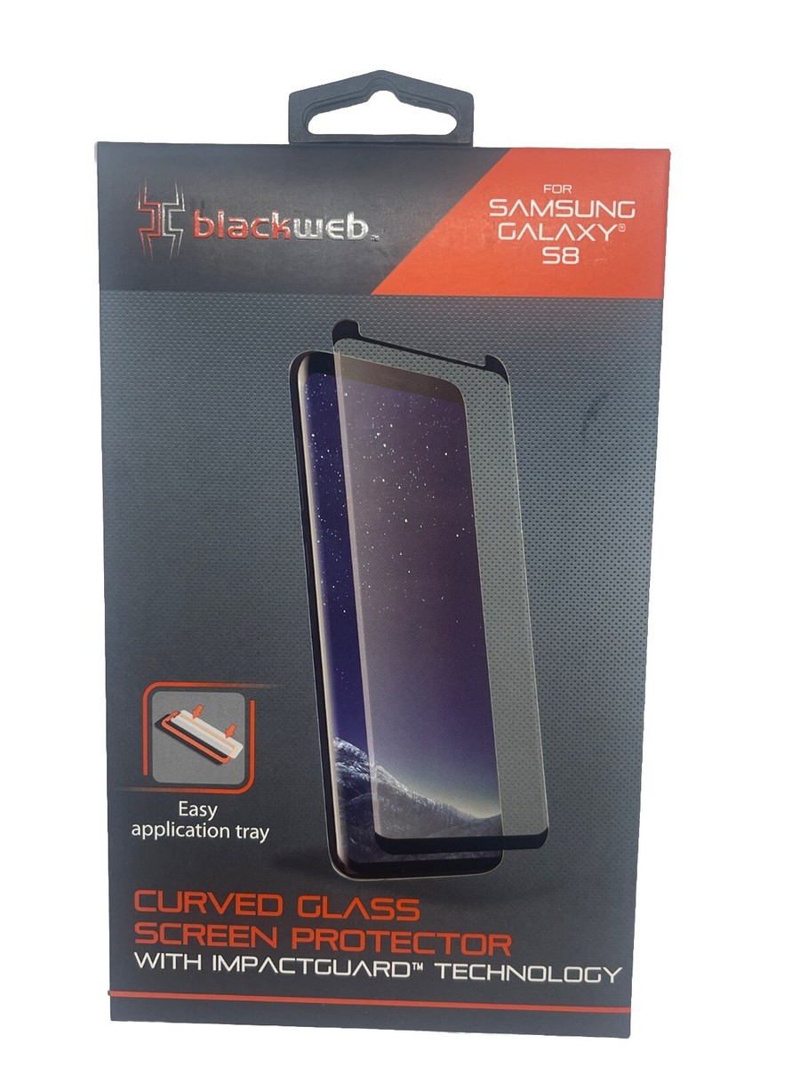 Blackweb Samsung Galaxy S8 screen protector New Curved Glass