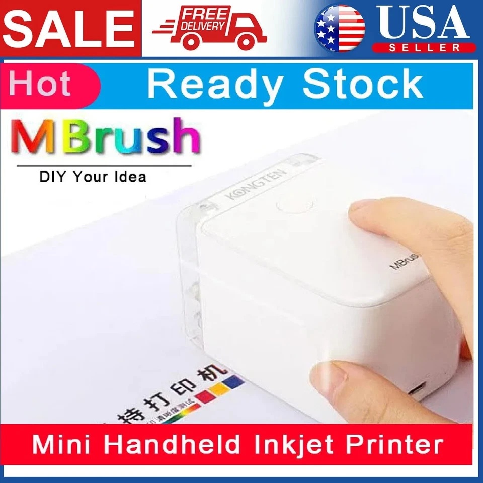 Portable Mini Inkjet Printer Color Logo Print Machine with ink lowest price - Image 2 of 4