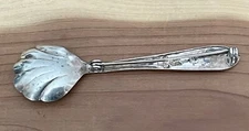 Vtg 1940s Silverman Brothers Company SB Sterling Rose Miniature Spoon Brooch Pin