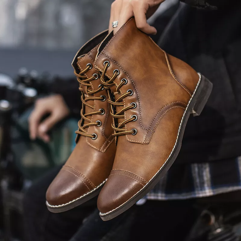 2022 Zapatos Botas Para Invierno Botines De Hombre Para Vestir Calzado eBay