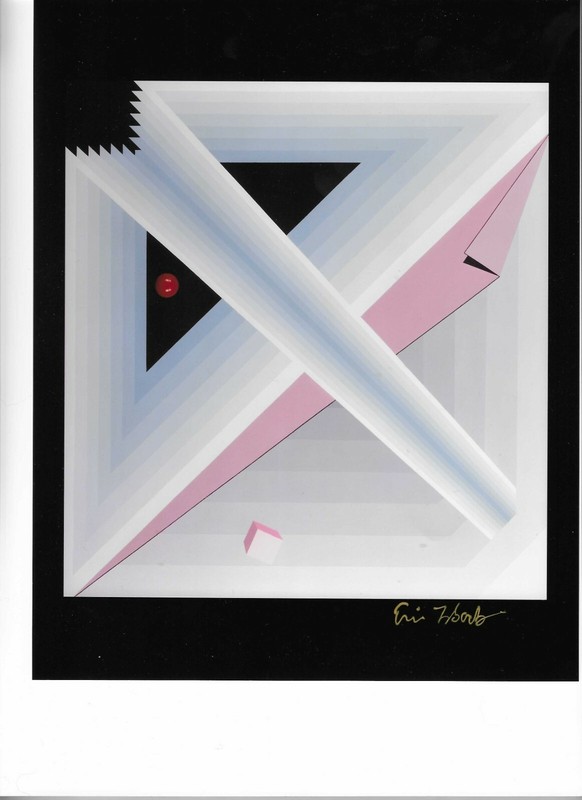 Abstract Art Color Photograph  signed 