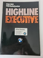 BMW E23 - 735i - 745i - 735i Kat - HIGHLINE EXECUTIVE - Prospekt 02/1985(AU1615)