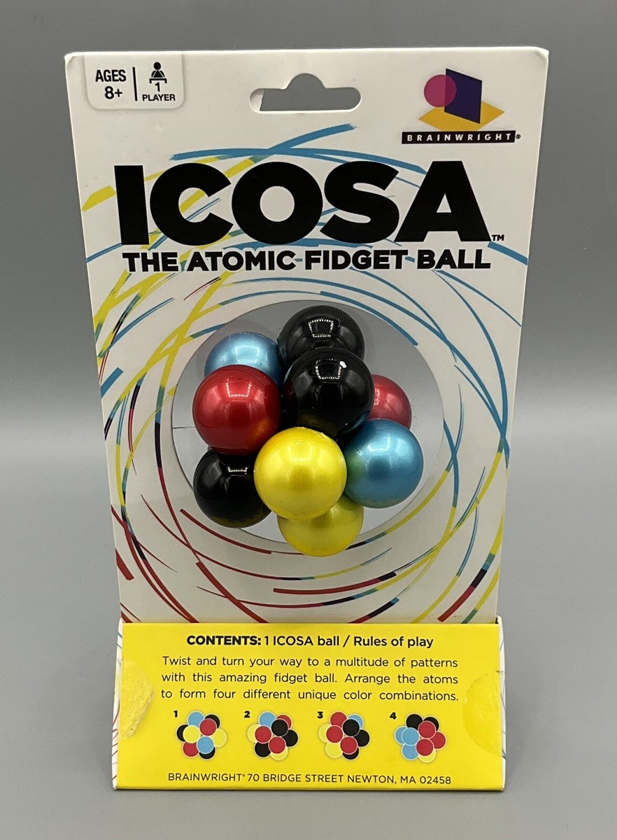 Brainwright Icosa Atomic Fidget Ball Creativity 1 Player Ages 8 Up