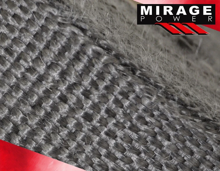 10M Air Intake Induction Thermal Cooling Heat Wrap Protection + Zip Ties Black Foto 4 de 4