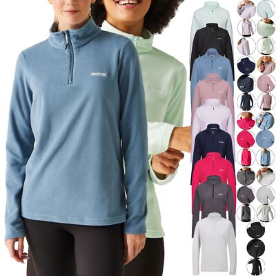 Regatta Ladies Lightweight Micro Fleece Jacket Half Zip Warm