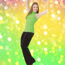 Get This Party Started Child 6x7 Dance Tap Costume Glitter Top  Jazz Pants