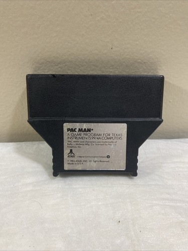 Pac Man Atari TI/99 4A Original Texas Instruments Game Cartridge Only ...