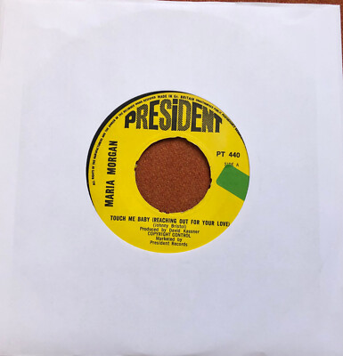 Maria Morgan - Touch me baby - Soul Single 45 7inch 70er Seenties Sweet Soul 