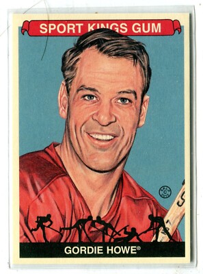 2013 ITG Sportkings Gum Series F Gordie Howe Base Card #280 NHL RED WINGS