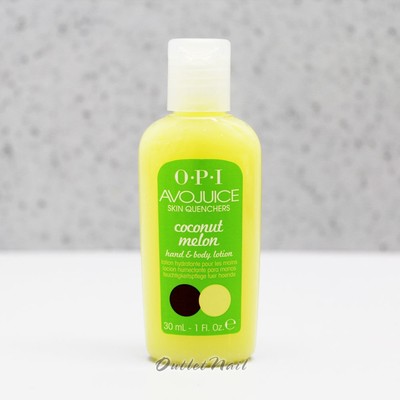 OPI Avojuice COCONUT MELON Skin Quenchers Hand Mini Sample Lotion 30 mL 1 oz