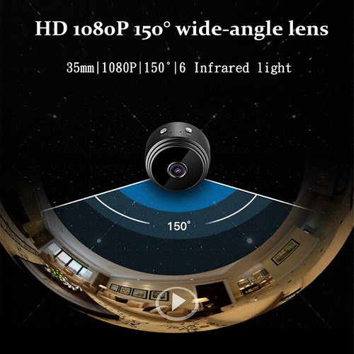 Mini camara ip wifi vigilancia A9 de 1080P para interior. MUY DISCRETA. NOCTURNA - Imagen 2 de 10