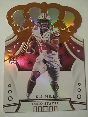 2020 K.J. KJ HILL  OHIO ST.  RC  CHRONICLES CROWN ROYALE ROOKIE CARD #63