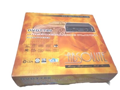 ABSOLUTE DVDT780 MULTIMEDIA DISC CAR PLAYER DVD CD VCD DVCD SVCD MP3