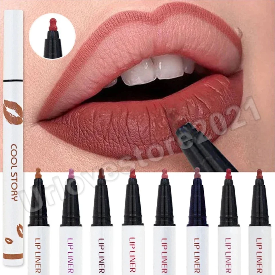 Cool Story Longwear Liquid Lip Liner,Liquid Lip Liner Pen,Matte Lip Stain Marker - image 2 of 4