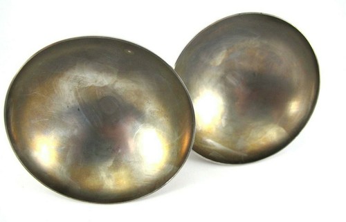 Silver-plated CANDLE HOLDERS Set of 2 For Taper Candles Pair - Picture 5 of 5