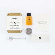 The Cocktail Carry On Kit - Champagne Cocktail Tin By W&P Design