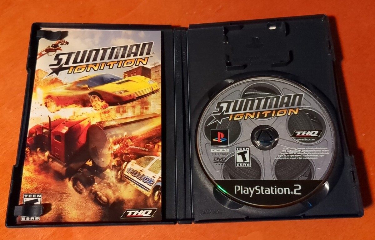Stuntman Ignition Sony PlayStation 2 PS2 THQ Havok paradigm