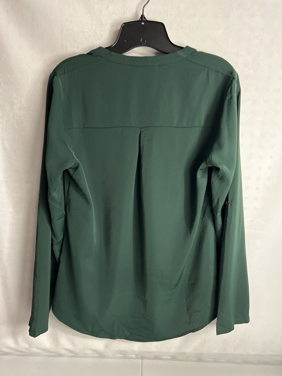Gaharu Women's Blouses Long Sleeve Work Shirt Chiffon Tunic Gaharu Women's Blouses Long Sleeve Work Shirt Chiffon Tunic