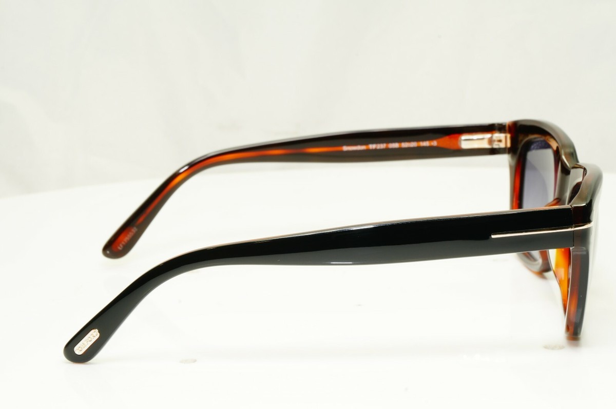 Authentic TOM FORD Sunglasses Black Spectre Snowdon TF 237 05B