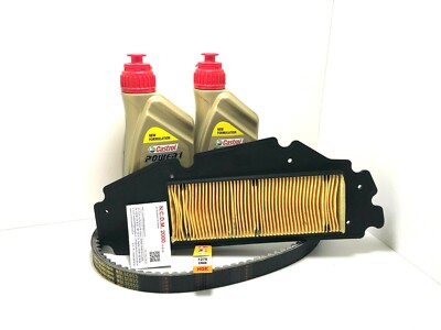 Inspektionskit Öl Castrol Power 1 Filter + Kerze + Riemen SYM Joymax 300 2009