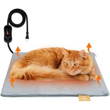 Pet Heating Pad for Dogs and Cats 6 Adjustable Temperature with Timer Waterpr...