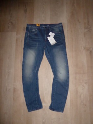 G-STAR ARC 3D TAPERED Jeans Boyfriend Blau W28 L32 **NEU**