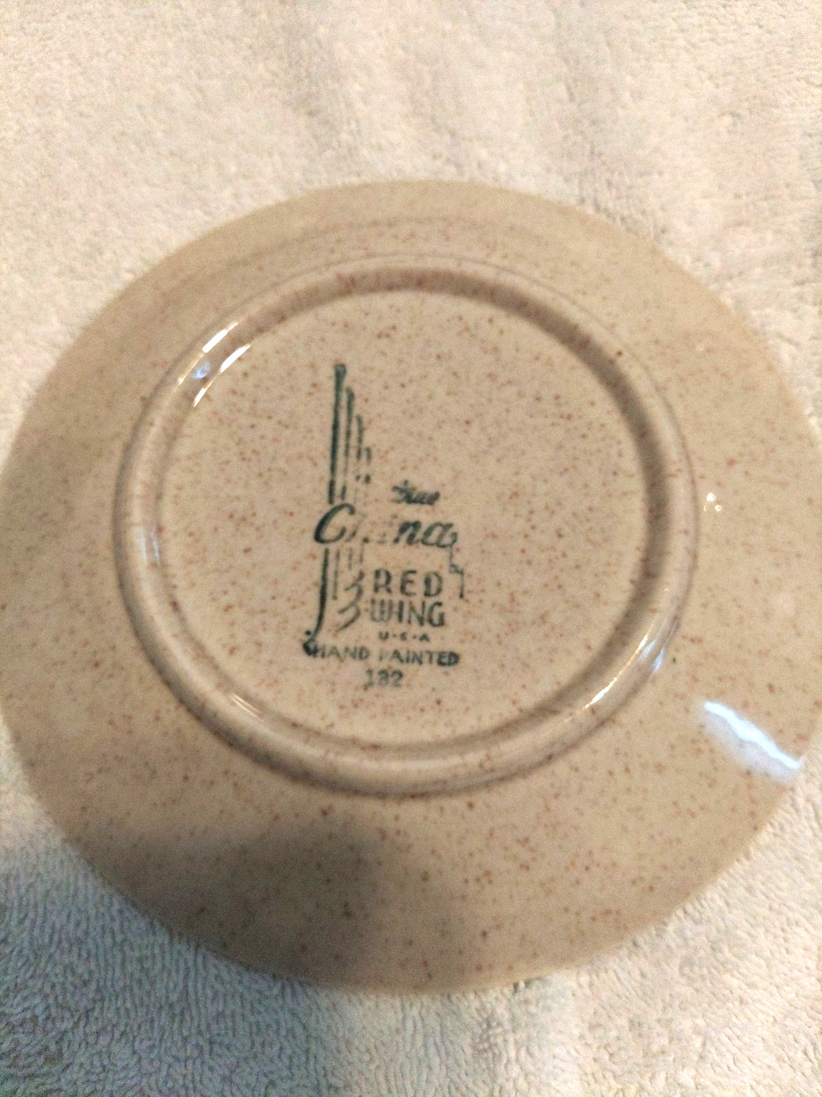  redwing  2  saucers   for coffee or tea cups Lute song Rare