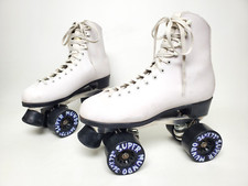 Dominion Canada High Top White Derby Roller Skates Women's 8