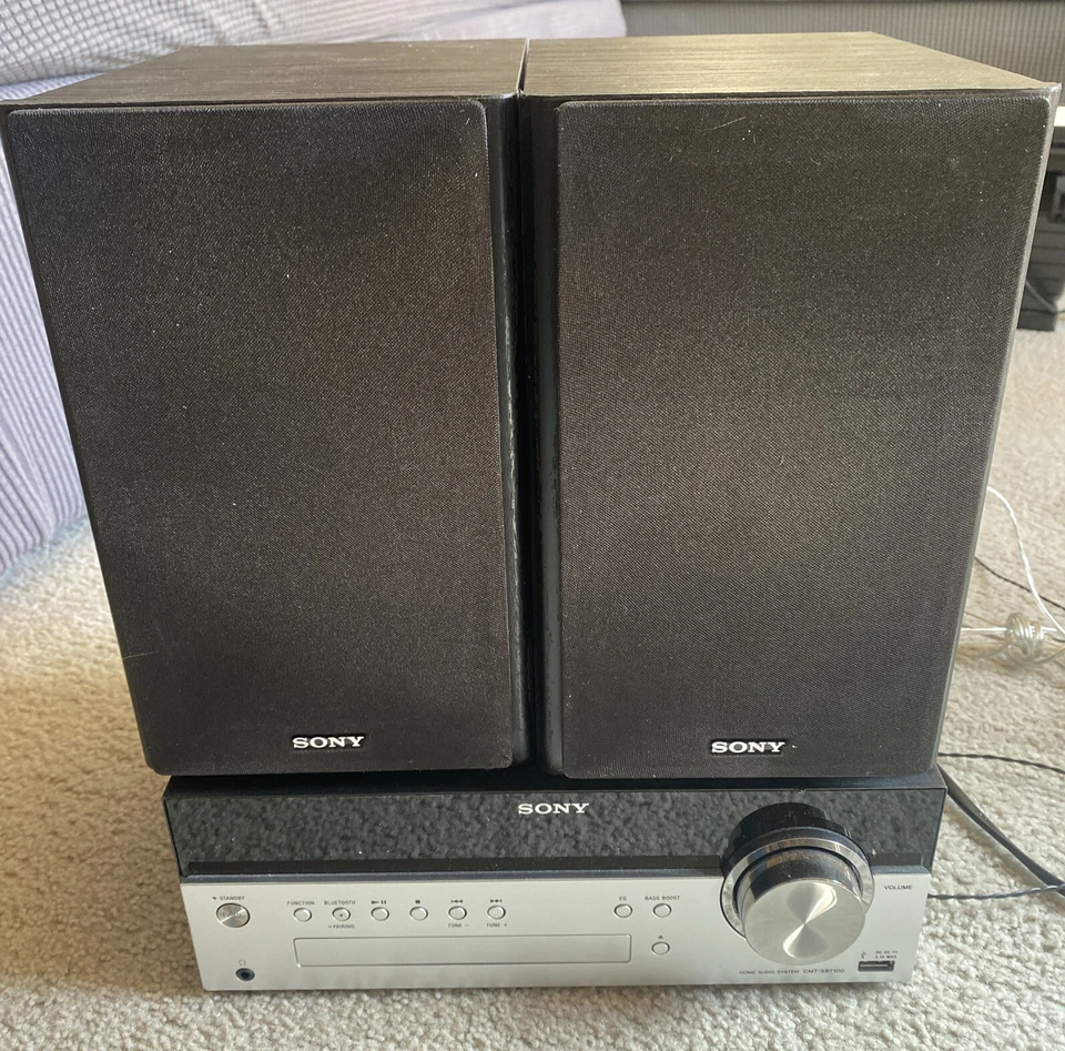 Sony HCD-SBT100 Bluetooth Micro Music System & Speakers (Tested & Working) Clean - Image 2 of 4