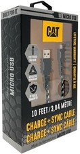 CAT 10ft Micro USB Charge & Sync Cable