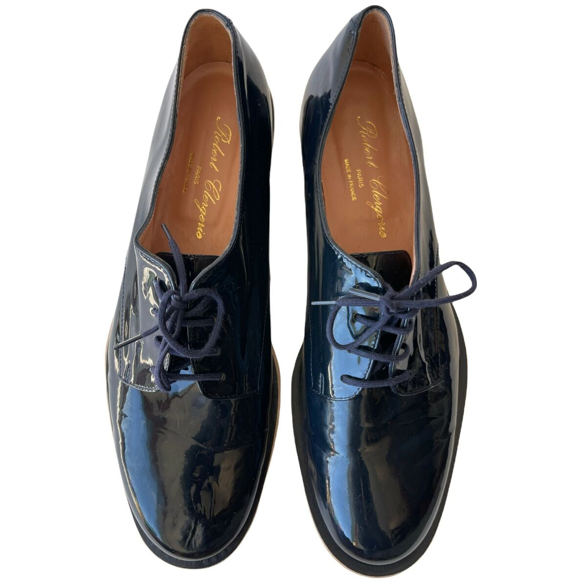 Robert Clergerie Shoes Womens 8.5 Black Lace Up Market Robert Clergerie Shoes Womens 8.5 Black Lace Up Market