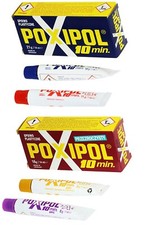 POXIPOL EPOXY ADHESIVE/ 10 MINUTS/ GREY OR TRANSPARENT / SZARY LUB PRZEZROCZYSTY
