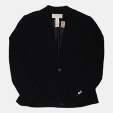 Liz Claiborne Petite Blazer / Size 8 / Womens / Black / Cotton
