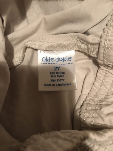 Okie Dokie Boys Stone Color Shorts 2Y Retails $12 (TW-1427) - 第 4/5 張圖片