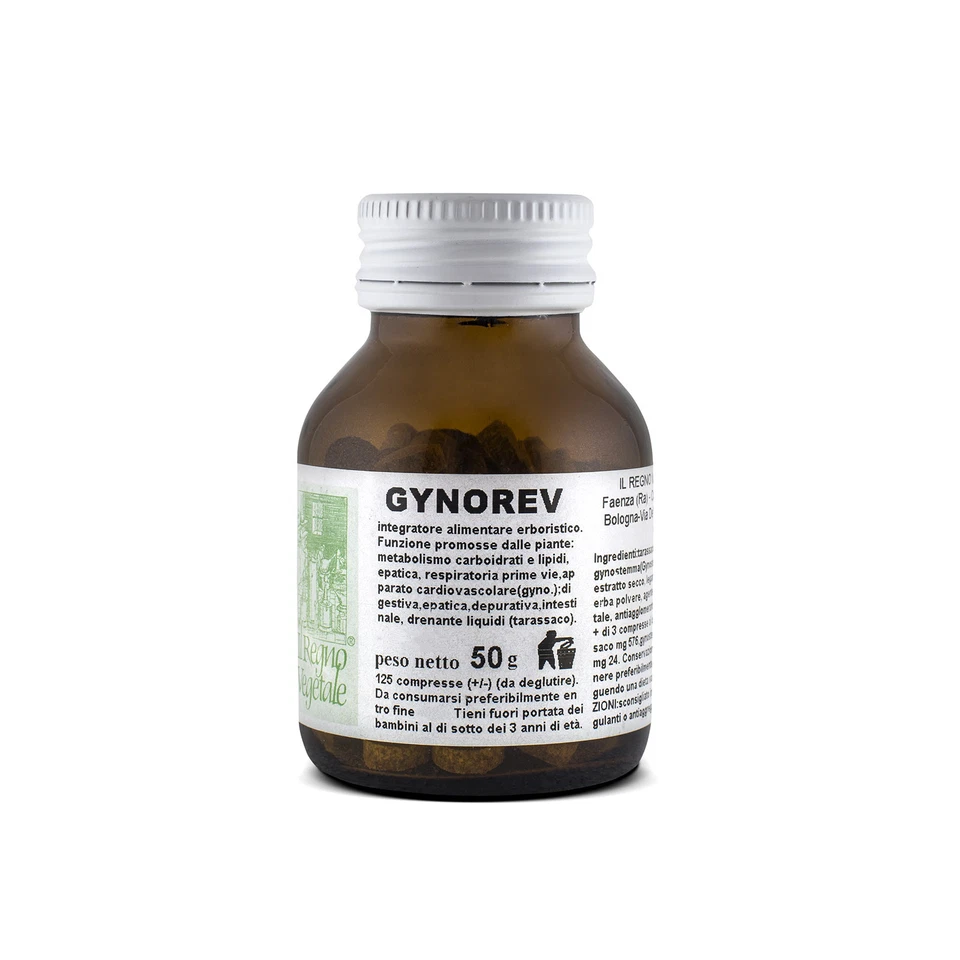 IL REGNO VEGETALE GYNOSTEMMA Pentaphyllum e.s 125 Compresse EQUILIBRIO BENESSERE GENERALE Salute