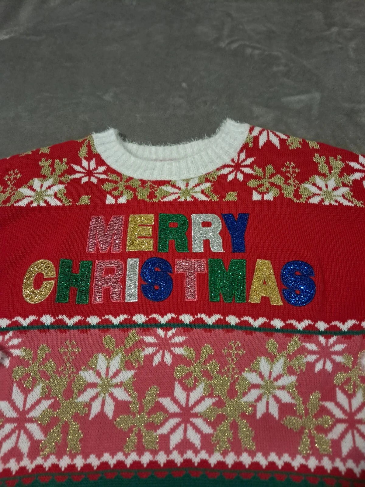 Holiday Time Women's Christmas Ugly Sweater Size Plus 1X.