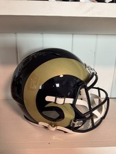 Orlando Pace Signed Rams Riddell FS Helmet (SCHWARTZ COA)
